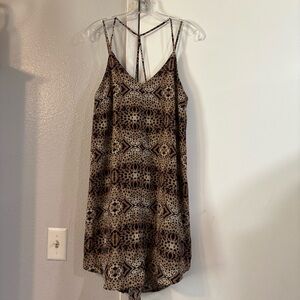 ASTR Strapy Cheetah Slip Dress Spots Animal
Print Revolve Medium Tan Brown